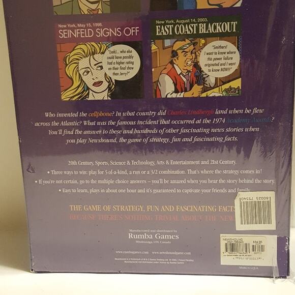 Rumba Game Newshound Game USA NEW SEALED - Picture 10 of 10